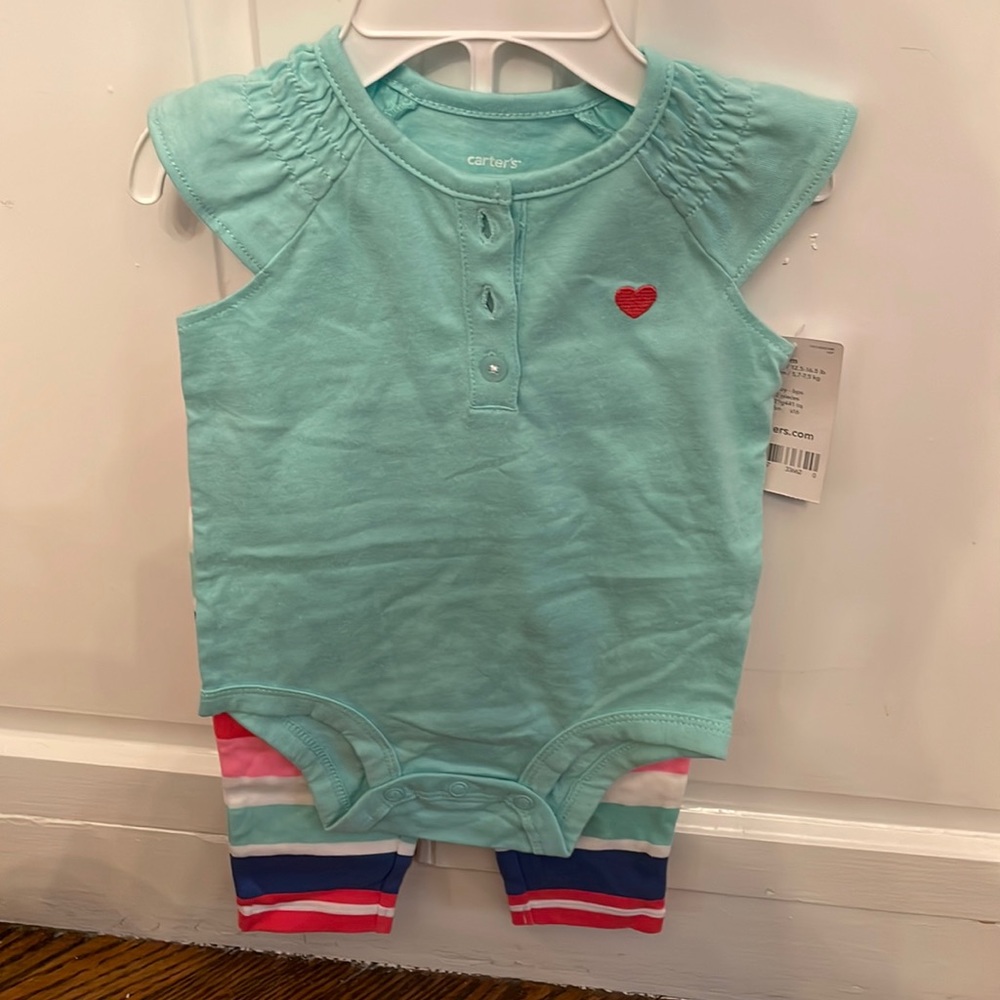 Carter’s Bodysuit and Leggings Set NWT